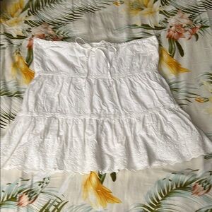 GAP White Midi Skirt